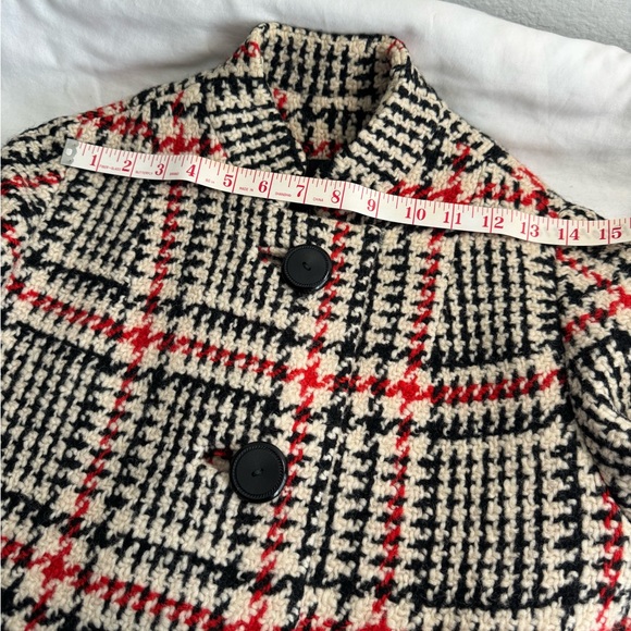 THAT YOUNG LEEDS LOOK Vtg 30’s-60s Houndstooth Wool Jacket Women Coat XS/S Scarf - Picture 14 of 16